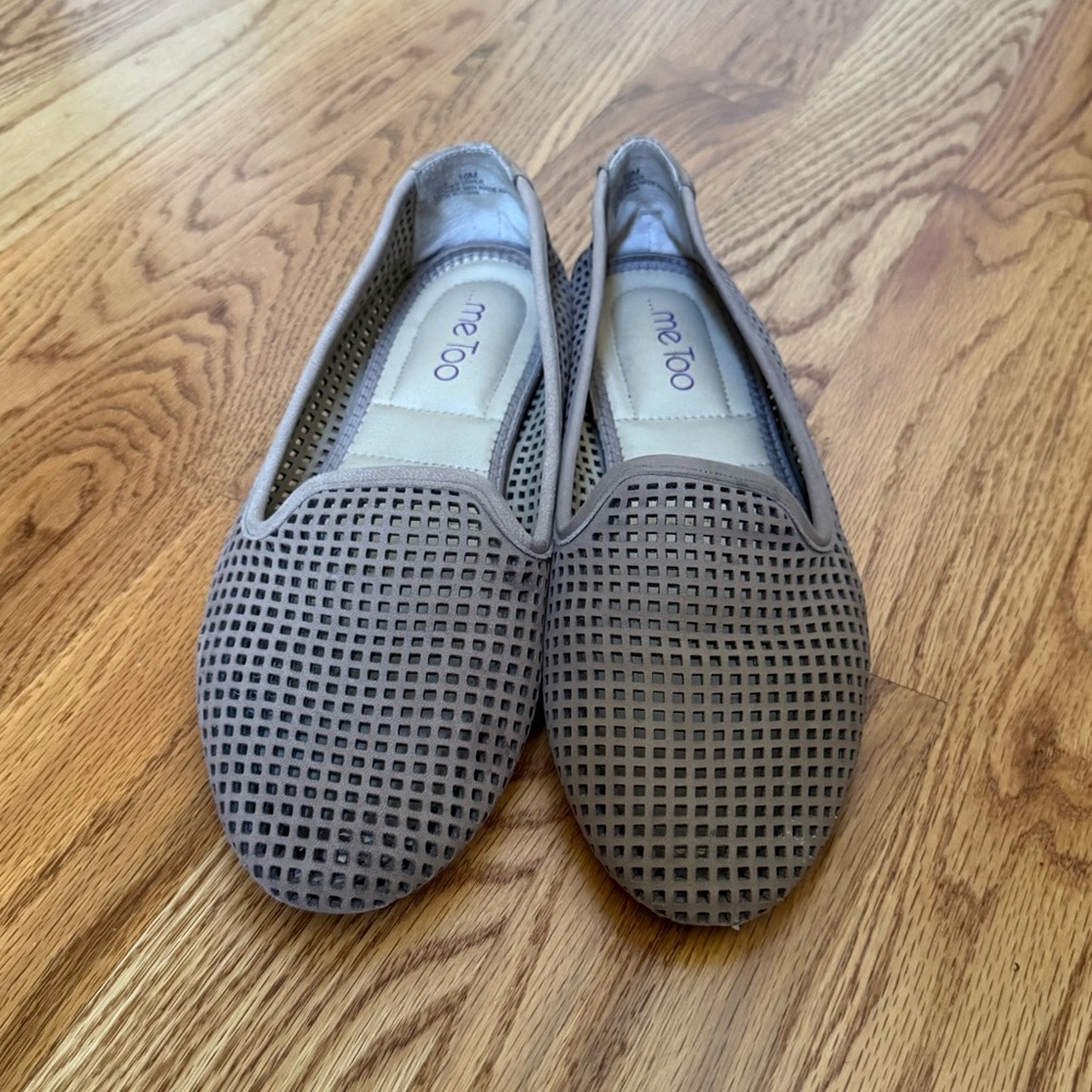 Me Too Women's Brown Perforated Loafers